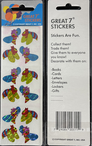 Packages prismatic bee - packages, of